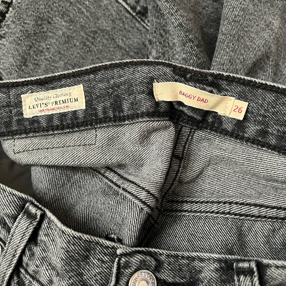 Levi’s Baggy Dad Jeans Gray